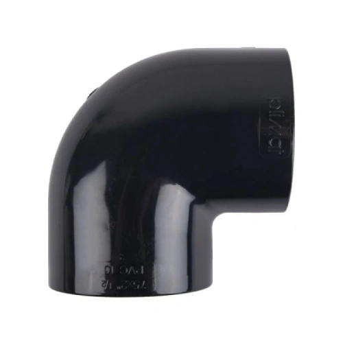 110mm-pvc-grey-bend-500x500 PVC FITTING BEND/ELBOW 110mmX90deg UPVC GREY H/DUTY (KOI POND) - Image 1