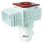POOL WEIR BADU®SKIM COMPLETE WEIR GUNITE LARGE WHITE/TERRACOTTA