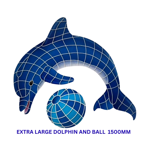 EXTRA-LARGE-dolphin-AND-BALL-1500MM-500x500 POOL MOTIF SWIFT DOLPHIN & BALL EXTRA LARGE (1500mm) - Image 1