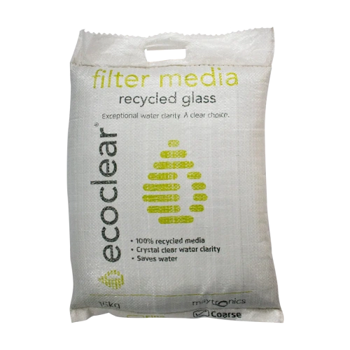 POOL-FILTER-MEDIA-ECO-CLEAR-GLASS-15KG-BAG-FINE-1-500x500 POOL FILTER MEDIA ECO CLEAR GLASS 15KG BAG FINE - Image 1