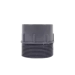 POOL FITTING PVC 50mm ID X 2″ MALE THREADED ADAPTOR (27) (BLACK)