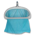 POOL LEAF RAKE DELUX WHITE WITH V-CLIP SPECK