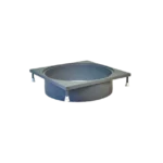 POOL WEIR DECK COLLAR GREY AQUAMAX/AQUAFLO