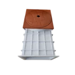 POOL WEIR STANDARD EARTHECO WHITE WITH FLAP