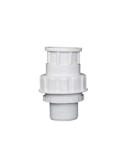 POOL FILTER TANK FITTING WITH UNION AND O RING EARTHECO - Image 1
