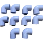 POOL FITTING PVC ELBOW 50X90 DEG WHITE (10 PACK)