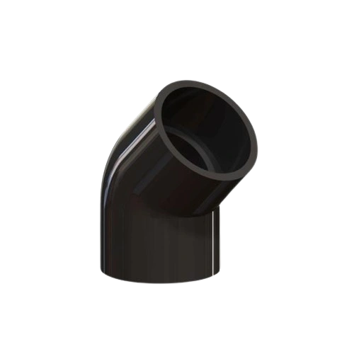 PVC_FITTING_BEND_63mmX45D_UPVC_GREY PVC FITTING BEND/ELBOW 110mmX45deg UPVC GREY H/DUTY (KOI POND) - Image 1