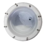 POOL LIGHT HOUSING FOR FIBREGLASS/VINYL LINER SHELL WITH GLAND NUT AND SEAL 170mm