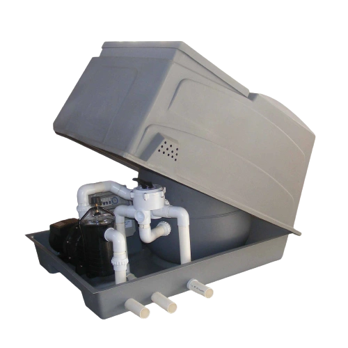 complete-combi-box__GREY_ (2) Pump and Filter Combi Box 0.75kW / 3-Bag with DB Grey (Collection) - Image 1