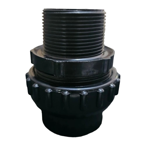 download - 2026-06-07T115107.908 POOL FILTER TANK FITTING WITH UNION AND O RING AQUAMAX (BLACK) - Image 1
