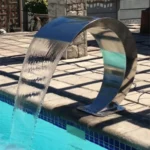 POOL WATERFEATURE C SPOUT FLOOR MOUNT WATER SPOUT 350X480