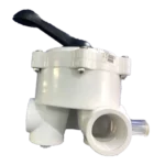 POOL FILTER MULTI PORT VALVE COMPLETE COLLINS STYLE THREADED (AQUAMAX)
